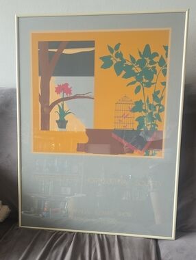 Framed Massachusetts Horticultural Society 1985 114th Flower Show Framed 24x32"